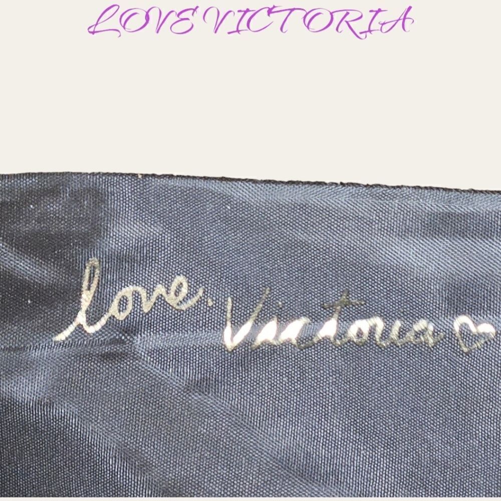 VICTORIA SECRET GOLD SPARKLY LARGE TOTE - Picture 5 of 12